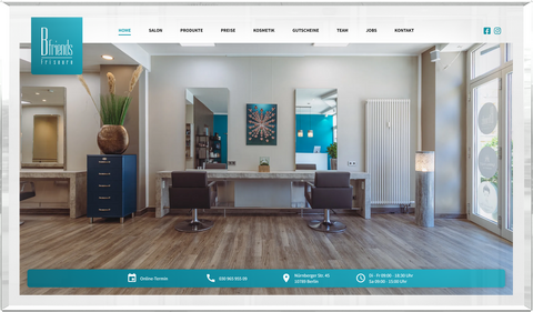 Webdesign | bfriends-friseure.de